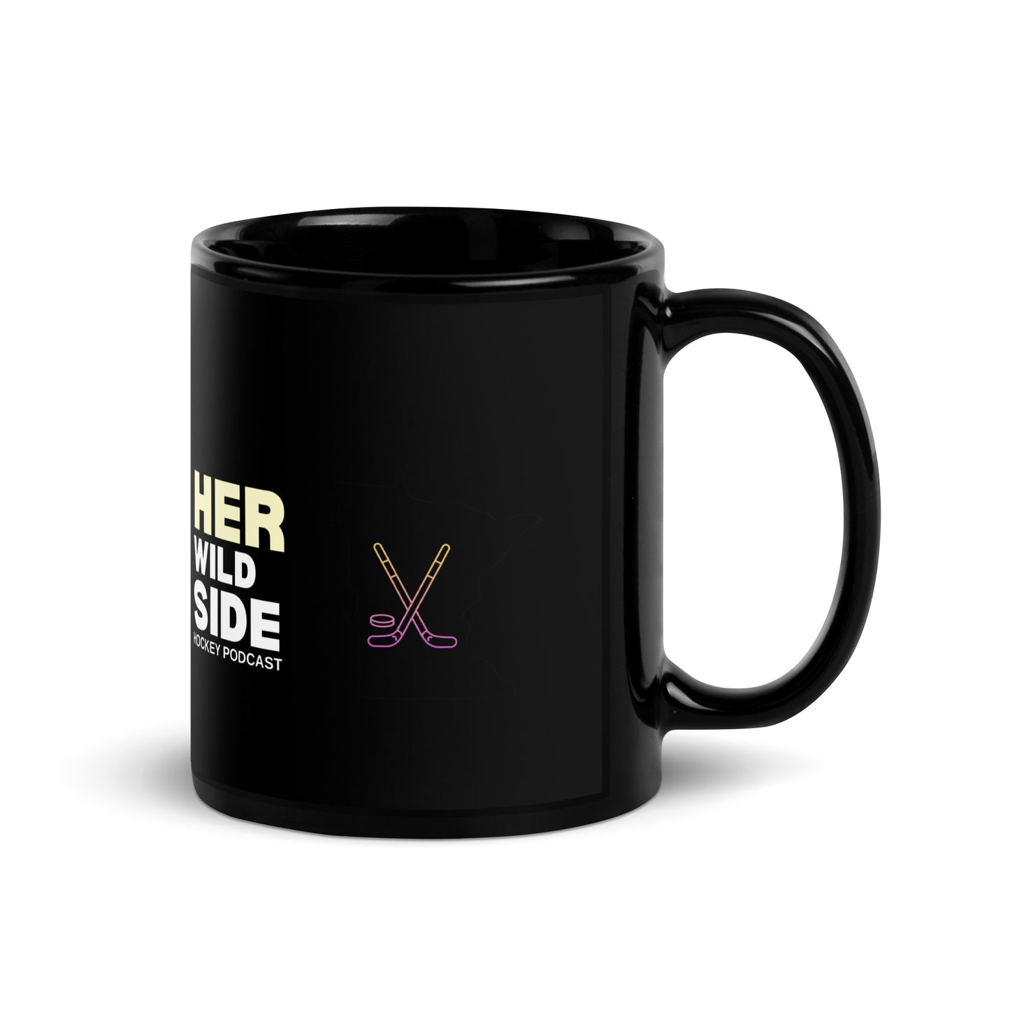 Her Wild Side Black Mug