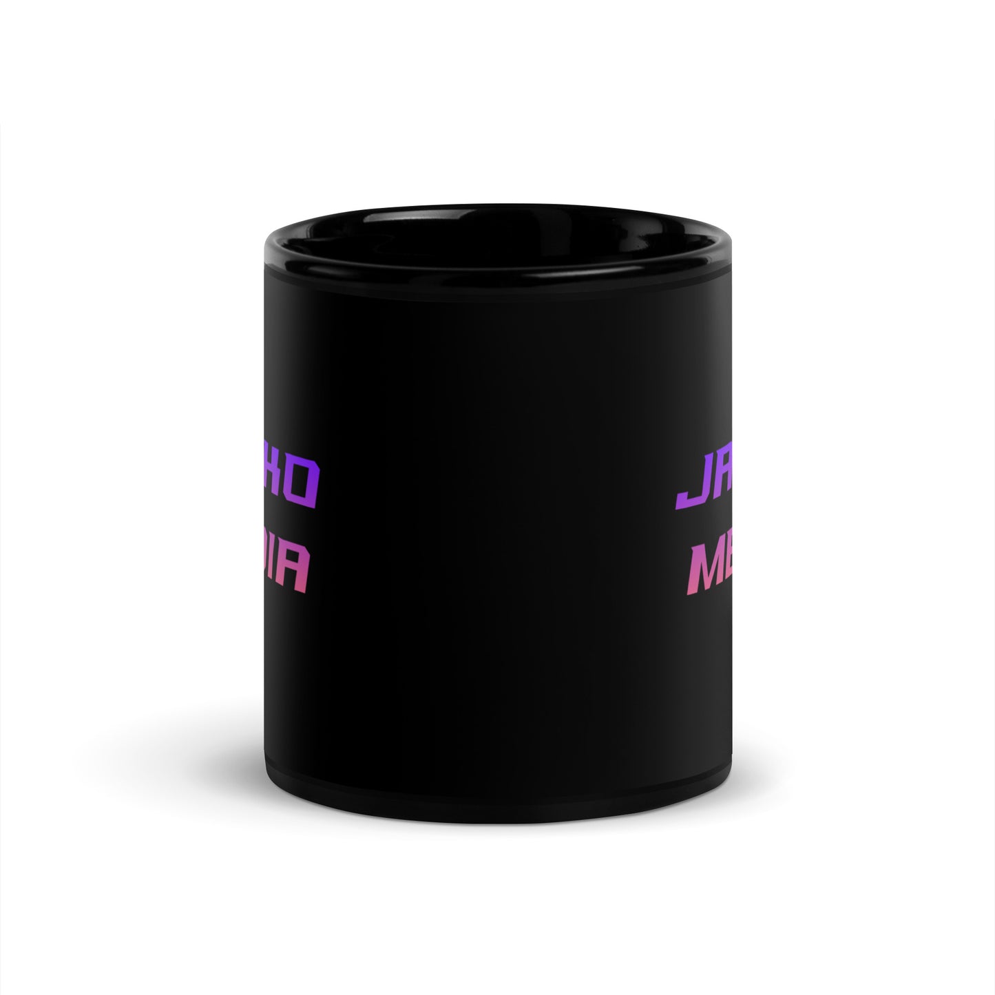 Jacko Media Black Glossy Mug