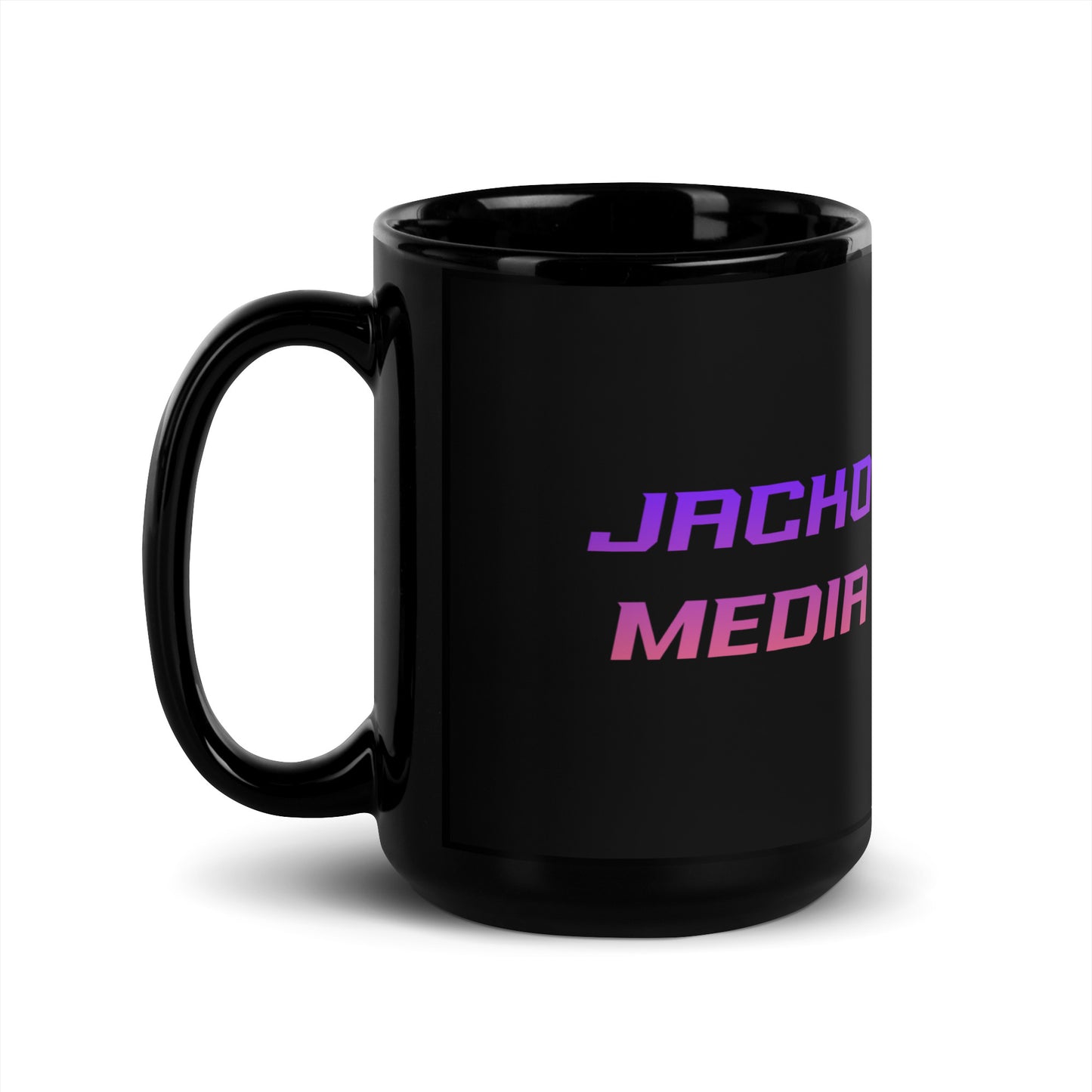 Jacko Media Black Glossy Mug
