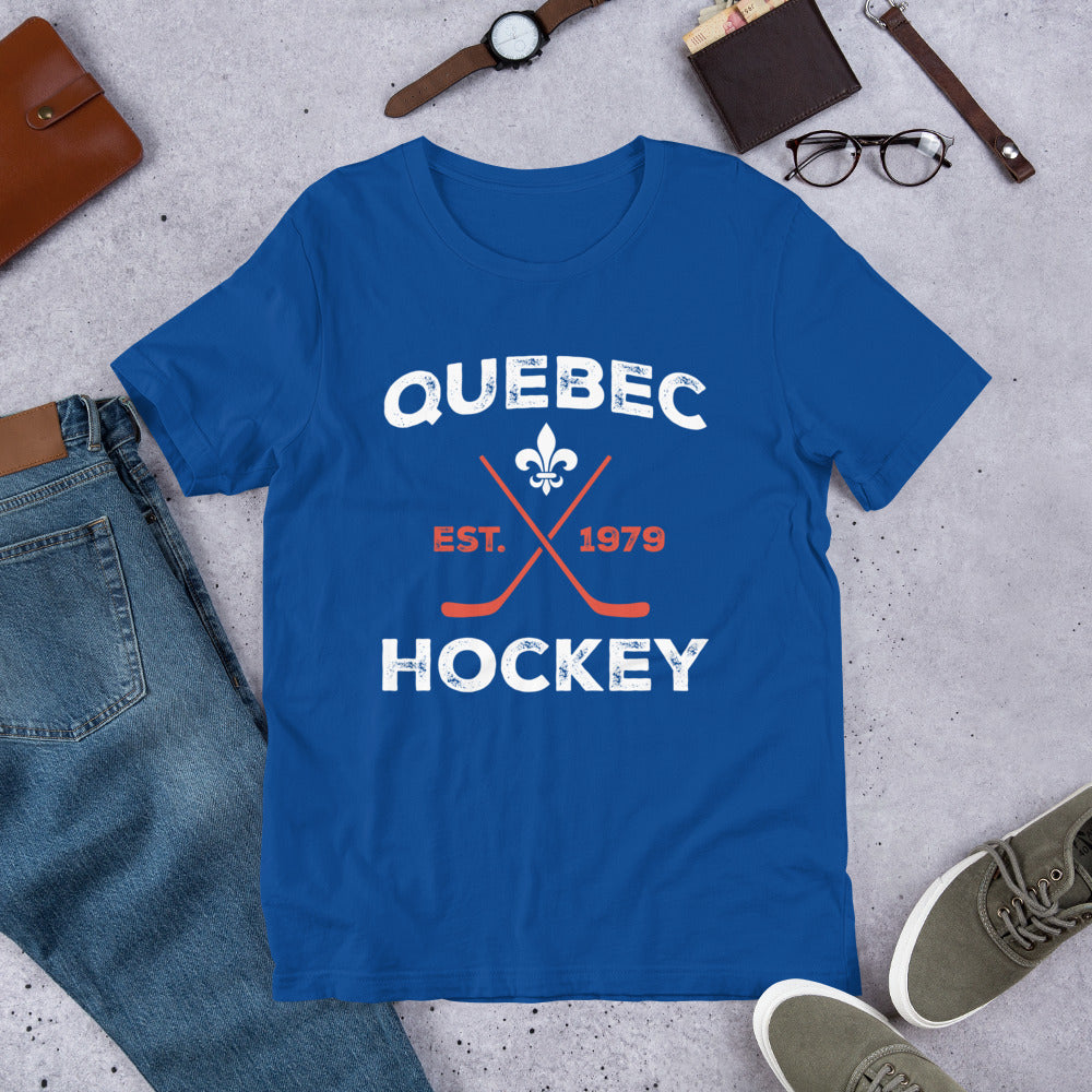 Quebec Hockey Blue T-Shirt