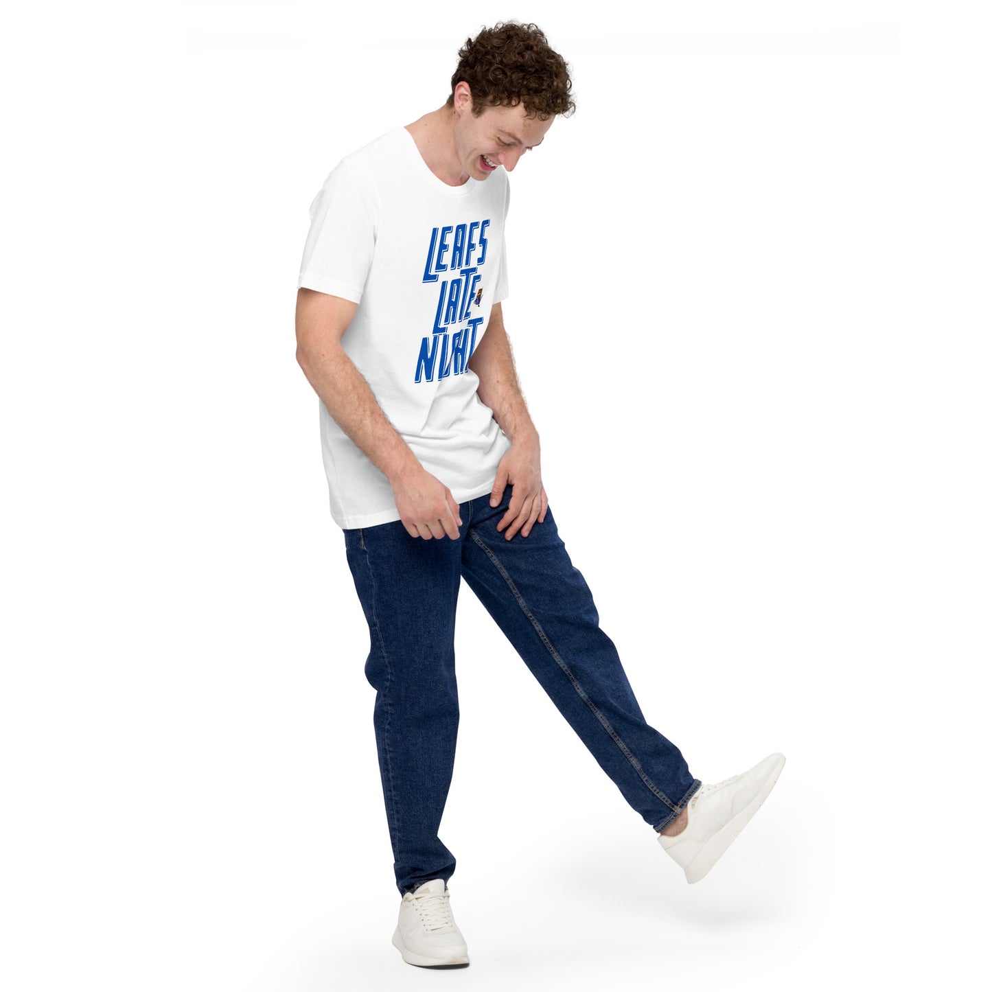 Leafs Late Night White T-Shirt