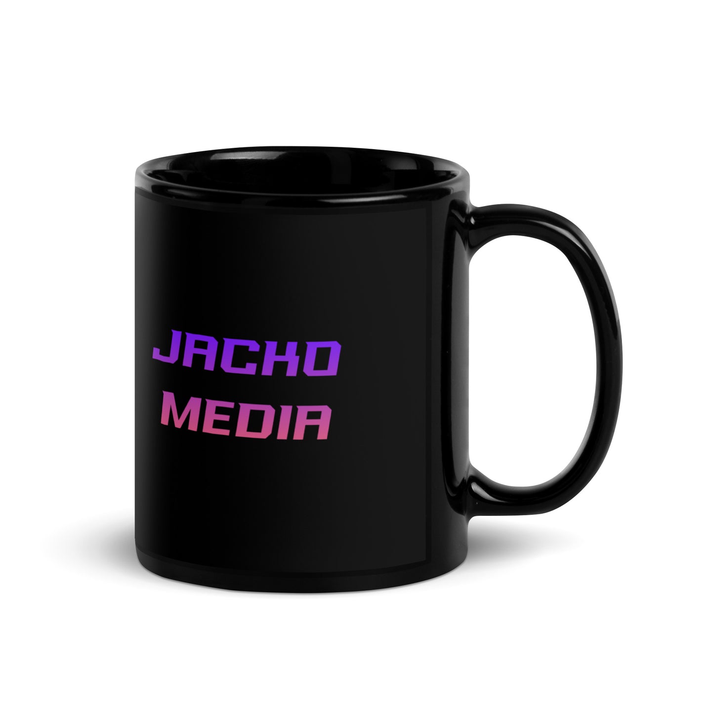 Jacko Media Black Glossy Mug