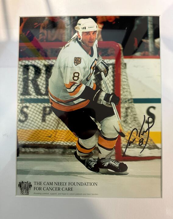 Autographed Cam Neely Foundation Photo