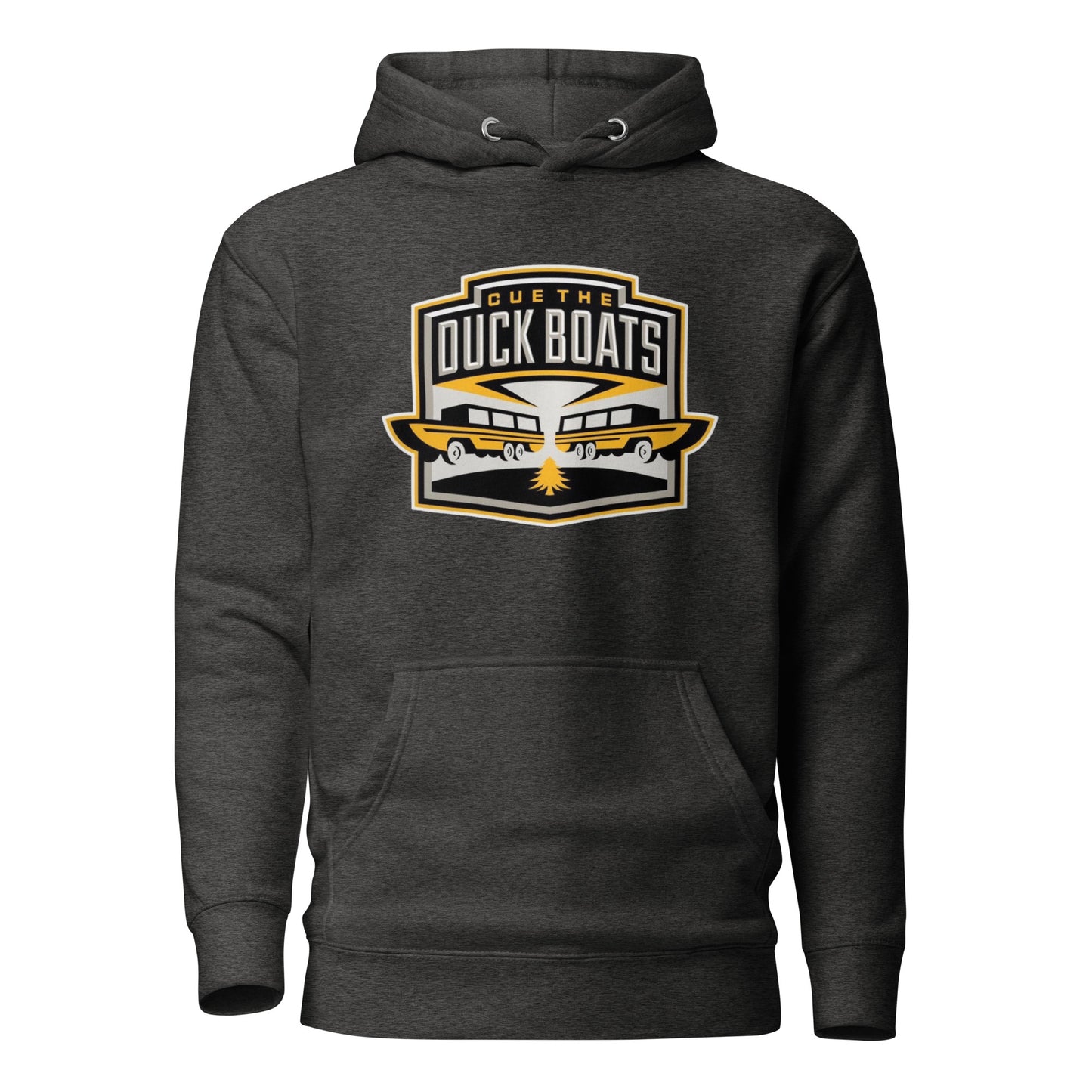 Cue The Duck Boats Black N Gold Unisex Hoodie