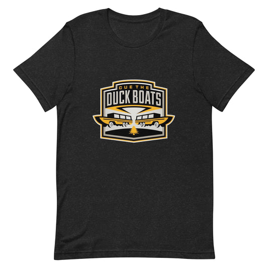 Cue The Duck Boats Black N Gold Unisex t-shirt