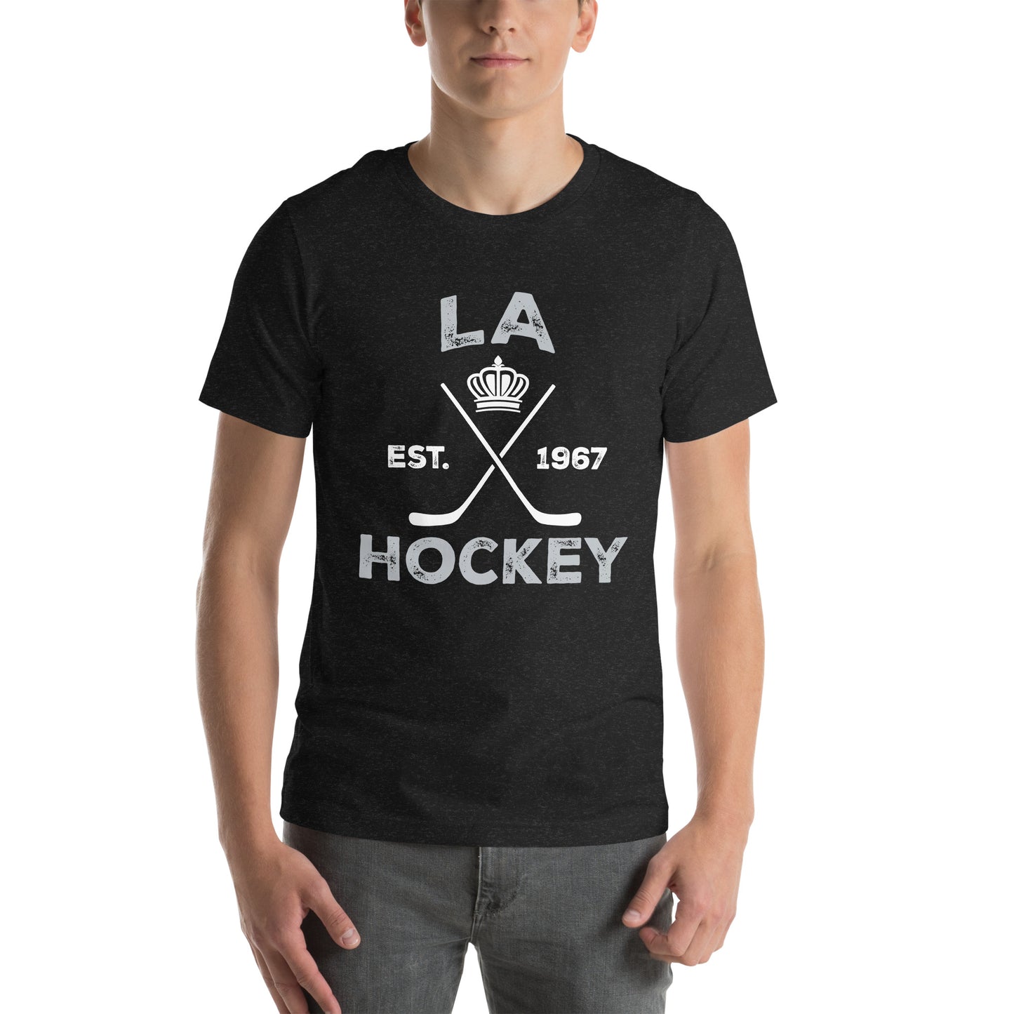 LA Hockey Black  T-Shirt