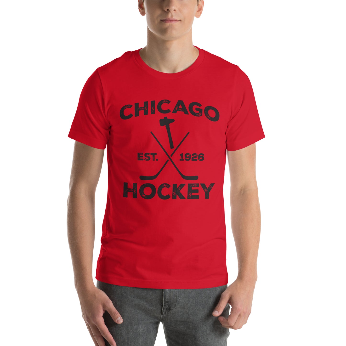 Chicago Hockey Red T-Shirt