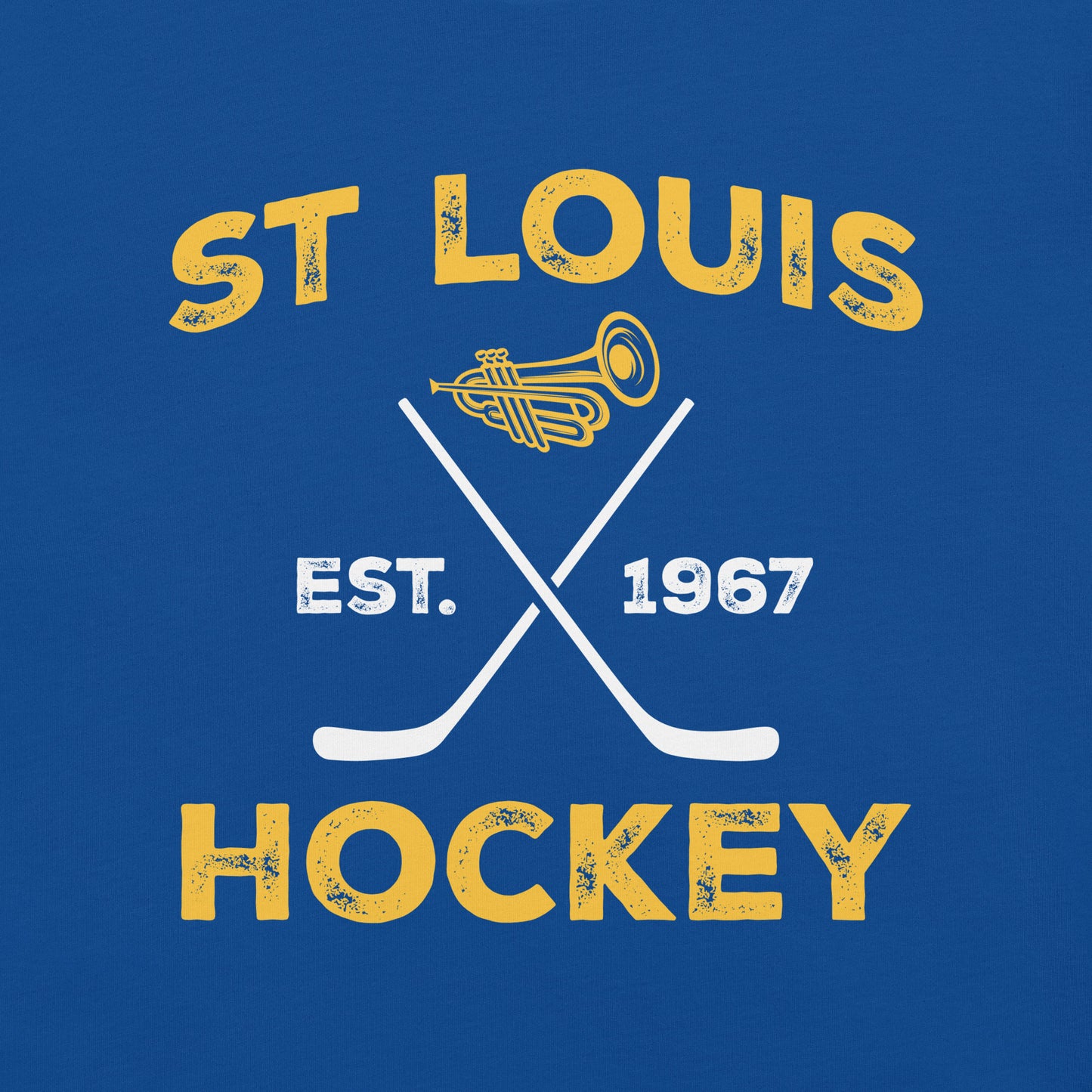 St Louis Hockey Blue T-Shirt