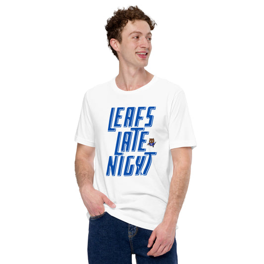 Leafs Late Night White T-Shirt