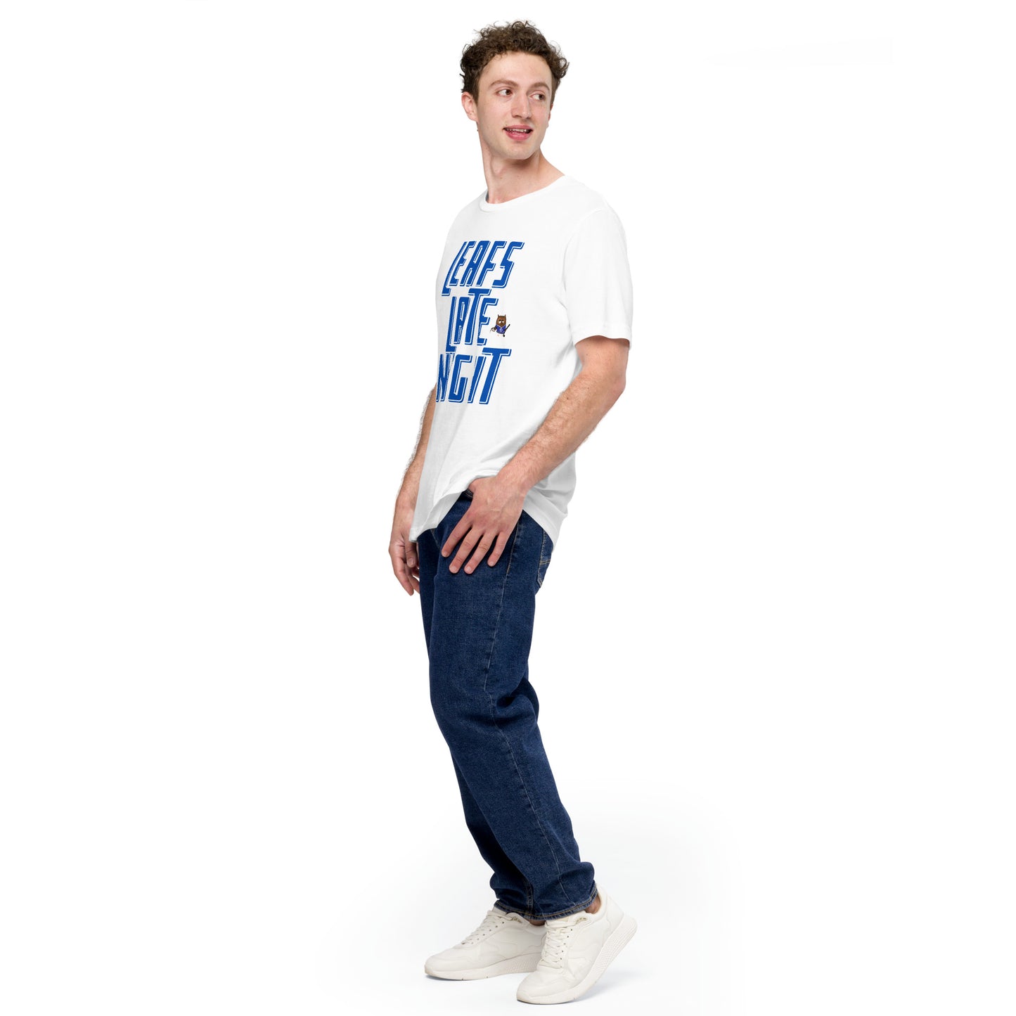 Leafs Late Night White T-Shirt