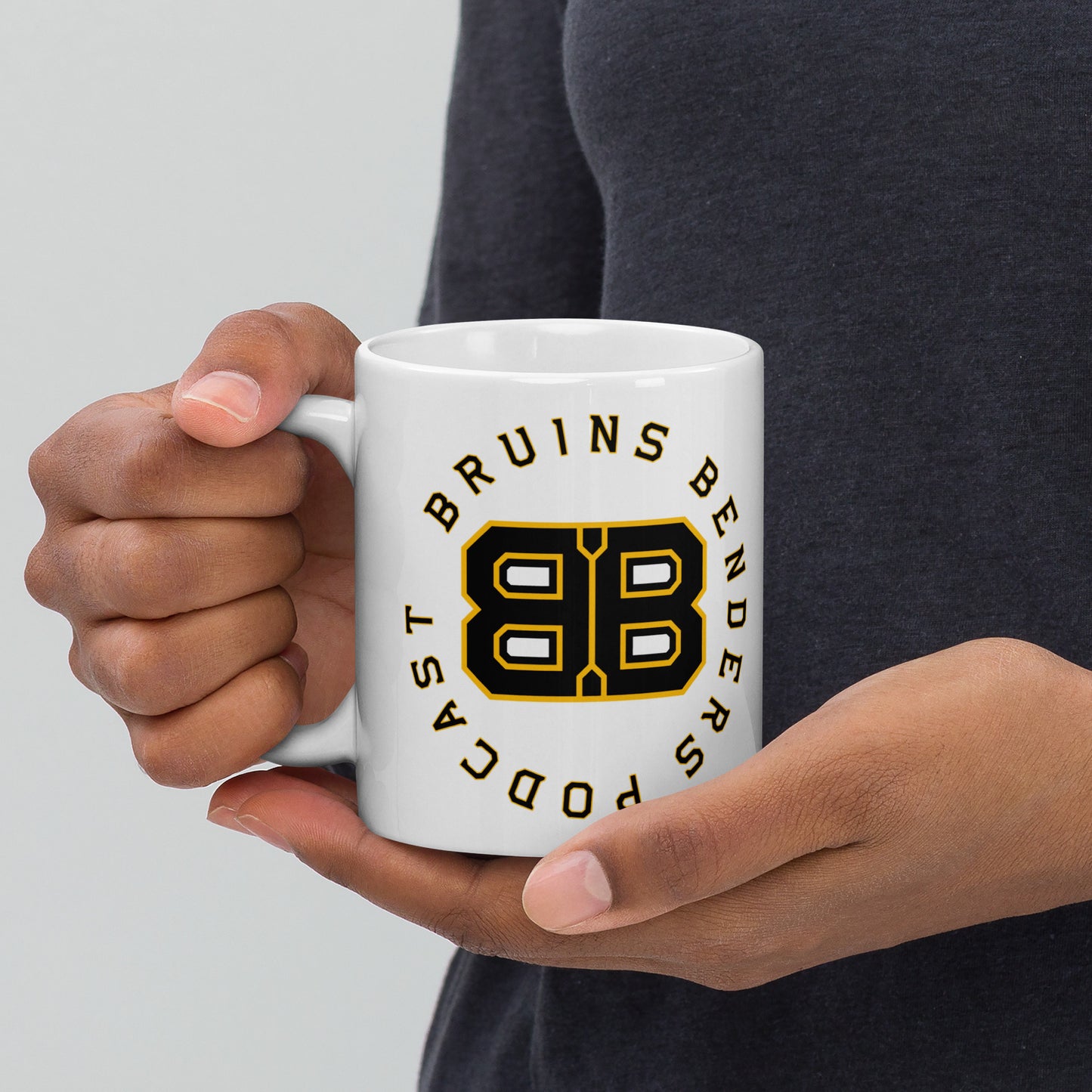 Bruins Benders White Mug