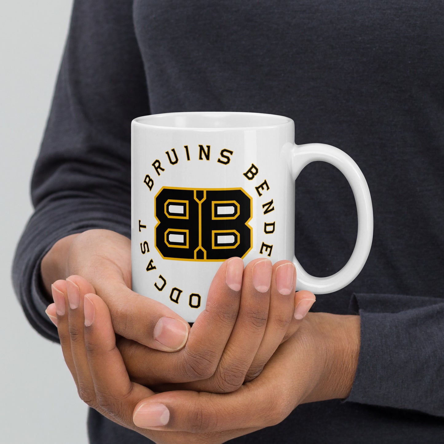 Bruins Benders White Mug