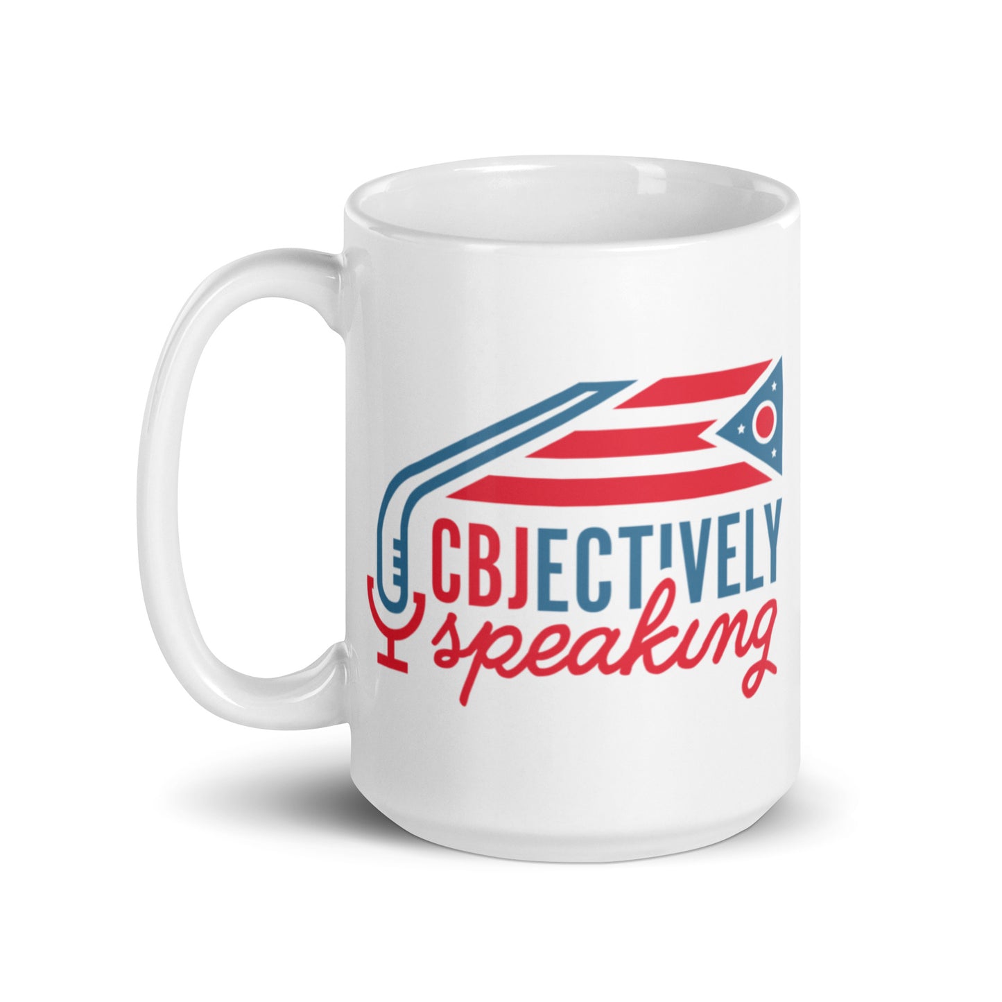 CBJectively Speaking White glossy mug