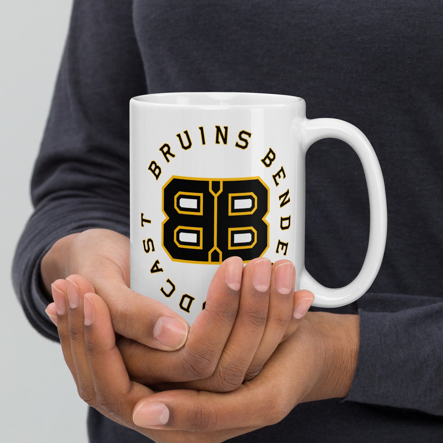 Bruins Benders White Mug